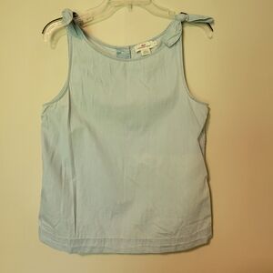 Vineyard Vines Chambray Tank Top Woman's Size 4 Button Back
